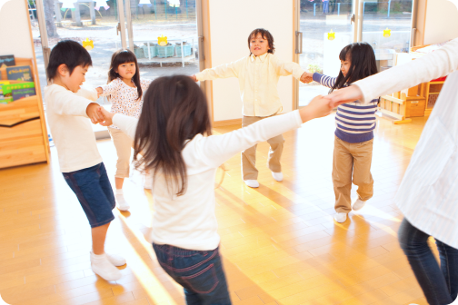 異年齢 混合自由保育の実施